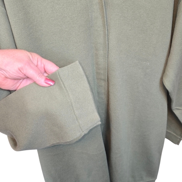 Lunya Cozy Cotton Button Front Silk Blend Cardigan Green New in Package Sz. L/XL - Picture 8 of 16